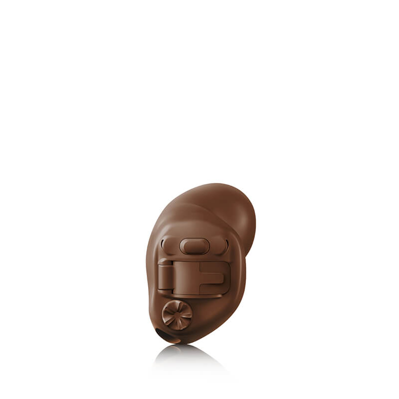 Insera_ITE_MiniCanal_Dirc_Tempus_Front_LeftEar_28_Brown